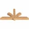 Ekena Millwork Redmond Smooth Timber Gable Bracket, Western Red Cedar, 72"W x 36"H x 5 1/2"D x 5 1/2"F, 12/12 Pitch GBW072X36X0606RED00SWR - alternate 5